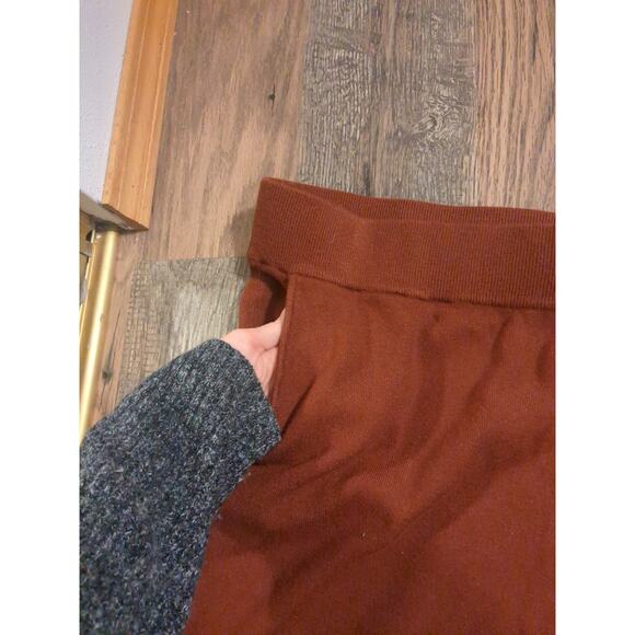 Ava and Viv brown stretchy knit pants size 2X - Picture 3 of 4